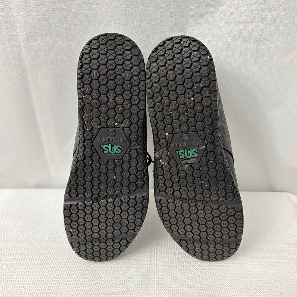 SAS Shoes Womens Size 9.5 N Liberty Comfort Slip Resistant Lace Up Black Leather - Picture 9 of 10
